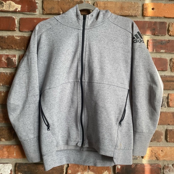 Adidas Unisex Zip Hoodie - Picture 1 of 4